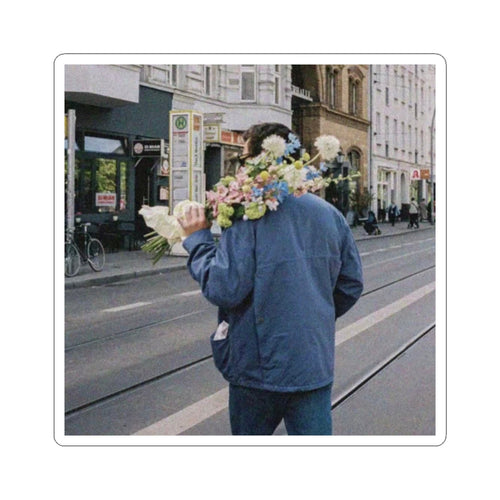 Harry Carrying Flowers Sticker